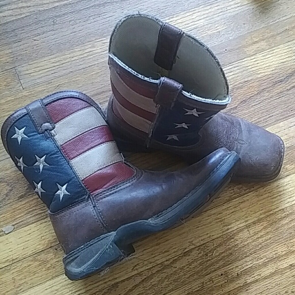 Durango Western Kids sz3M Boots Brown - Picture 1 of 8